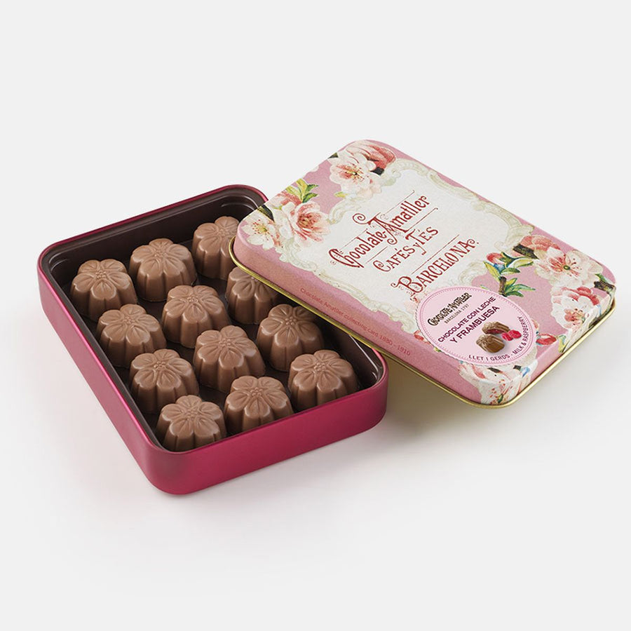 Amatller Milk Chocolate Raspberry Pralines