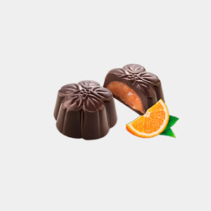 Amatller 70% Chocolate with Orange Pralines