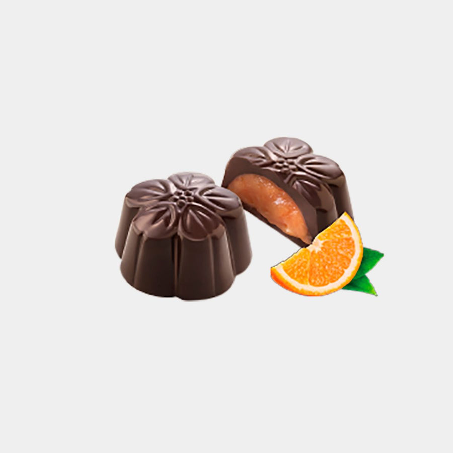 Amatller 70% Chocolate with Orange Pralines