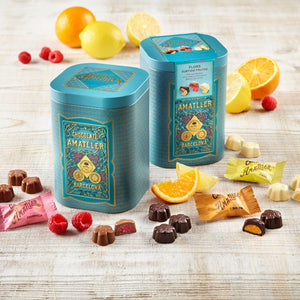 Amatller Chocolate Fruit Pralines Tin