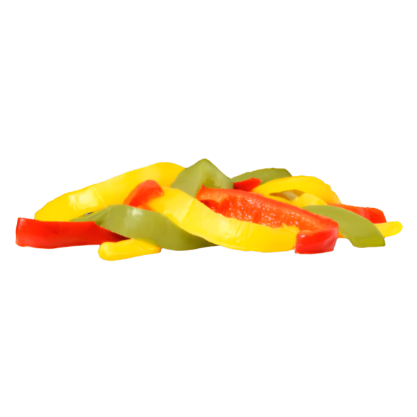 Coloured Strips Peppers