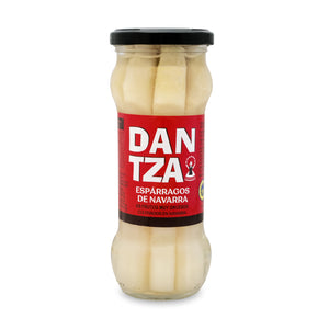 Dantza white asparagas jar