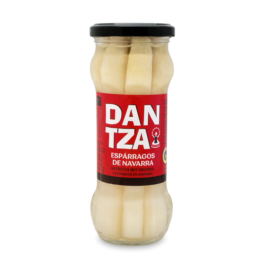 Dantza white asparagas jar