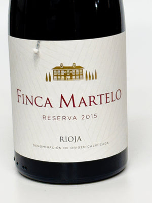 Torre de Ora, Finca Martelo 2015 - rich plummy vintage red wine from Alta Rioja