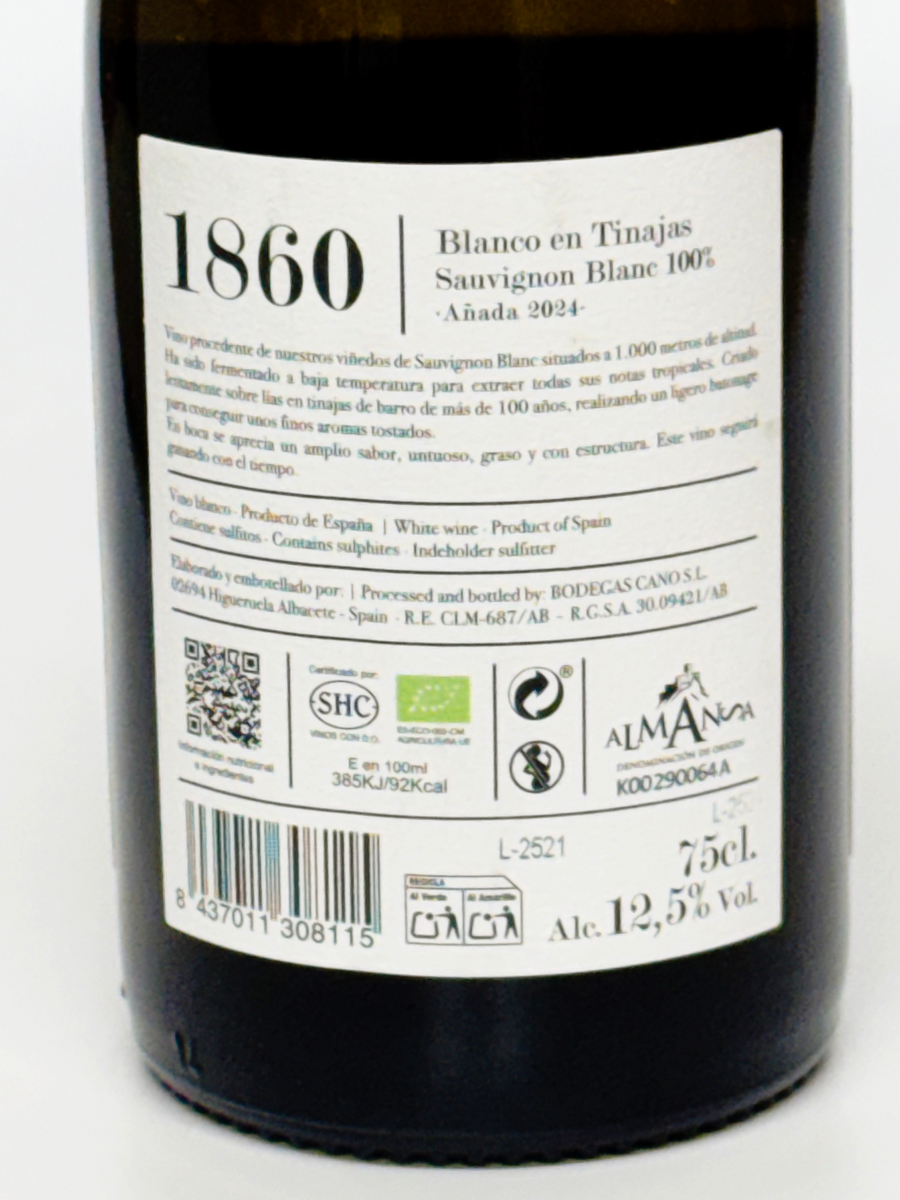 Bodegas cano, Seleccion 1860 Blanco