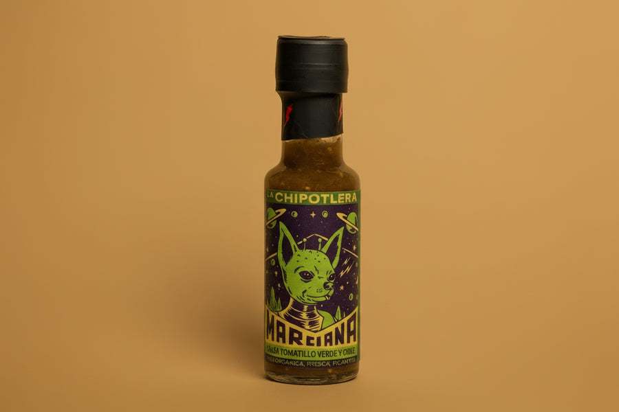 Hot green tomatillo sauce 