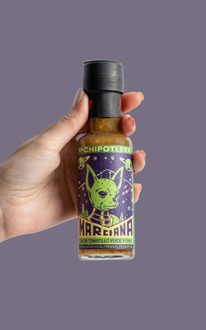 La Chipotlera Salsa Marciana - Mild Green Tomatillo and Chili Sauce