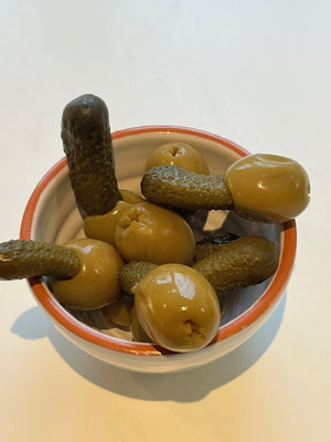 Himafesa Gordal Olives stuffed with Gherkin (The pornstar olive!)