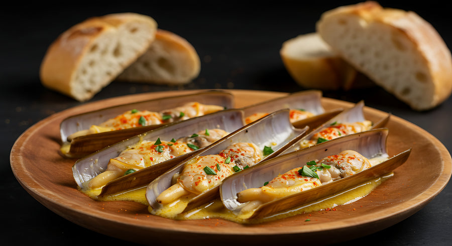 Galician Razor Clams - Navajas (Frozen) - 300g