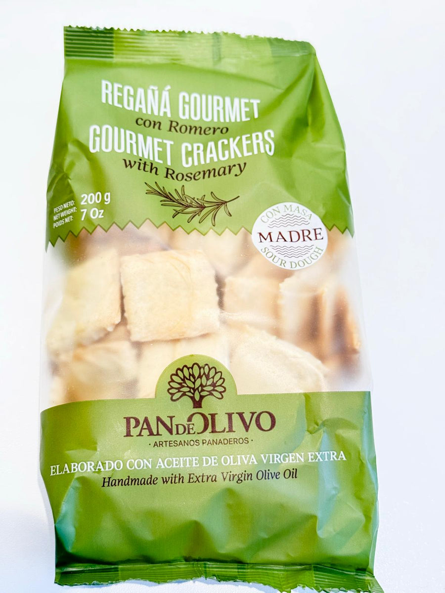 Pan de Olivo Gourmet Crackers - Rosemary