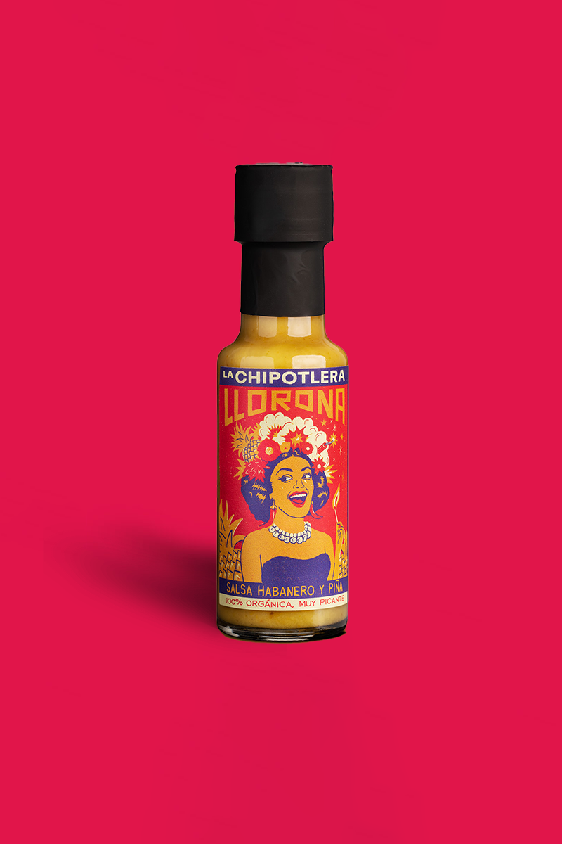 La Chipotlera Salsa Llorona - Pineapple and Habanero Chilli Sauce