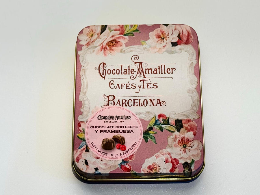 Amatller Milk Chocolate Raspberry Pralines