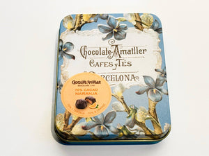 Amatller 70% Chocolate with Orange Pralines