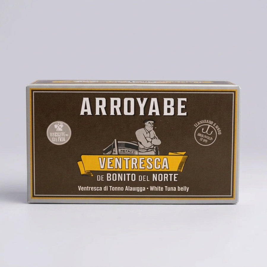 Arroyabe Ventresca de Bonito (White Tuna Belly) 111g Tin