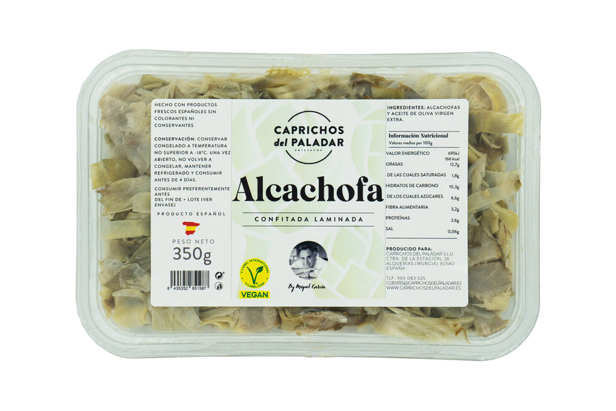 Caprichos Del Paladar Sliced Confit Artichokes in Olive Oil