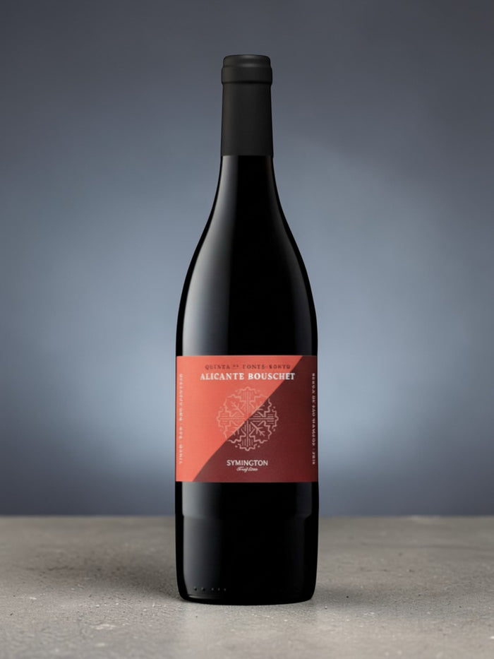 Shaws Iberian Quinta da Fonte Souto Red 2019 wine bottle, deep ruby color, red fruit and spice aromas, elegant palate.