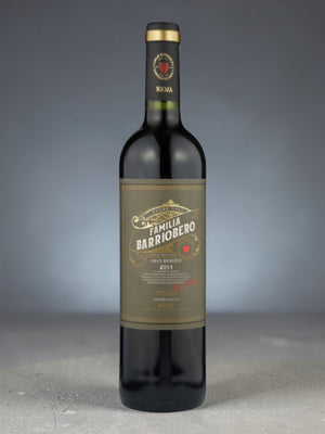 Shaws Iberian Barriobero Gran Reserva 2011 Rioja wine bottle, Tempranillo grape, with notes of liquorice and spice.