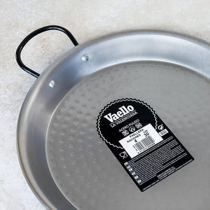 Vaello Polished Steel 30cm Paella Pan