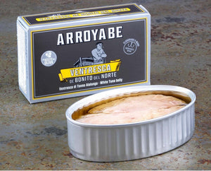 Arroyabe Ventresca de Bonito (White Tuna Belly) 111g Tin