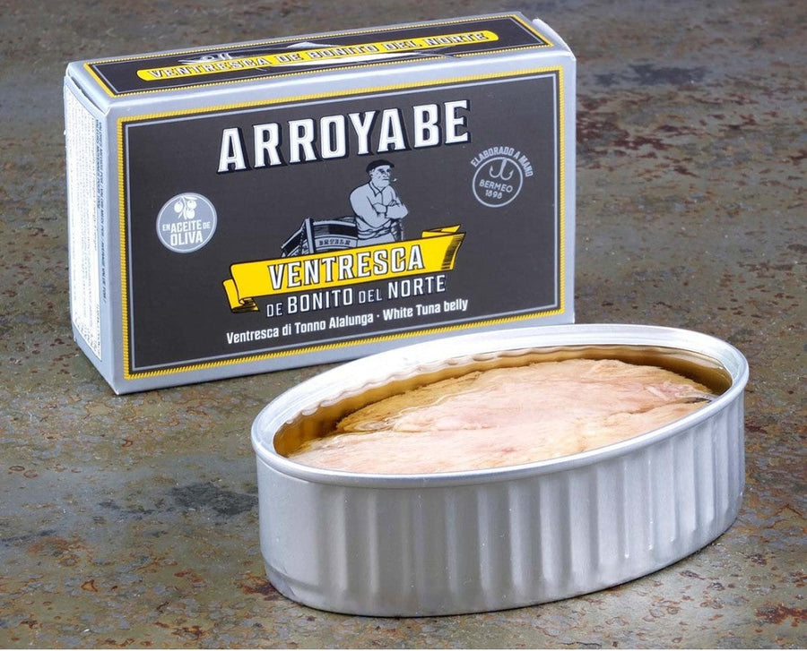Arroyabe Ventresca de Bonito (White Tuna Belly) 111g Tin